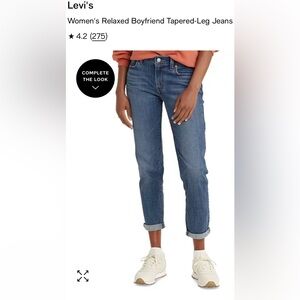 Levi’s Jeans: Women’s Relaxed Boyfriend Tapered-Leg Jeans